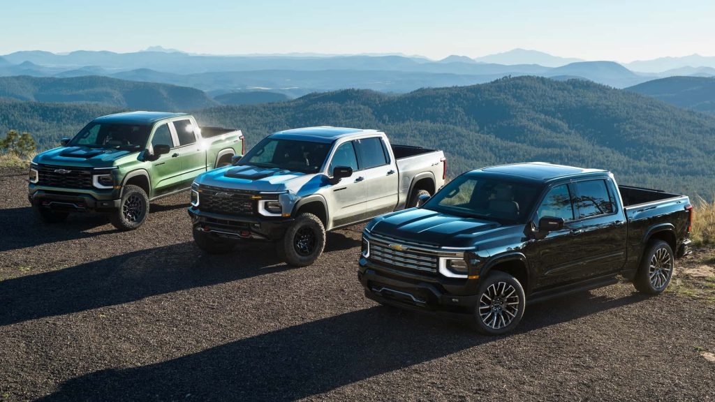 2027-chevrolet-silverado-1500 parked on the ozarks near bentonville ar nwa