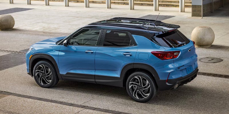 2026 Chevrolet Trailblazer subcompact SUV rear three-quarter view