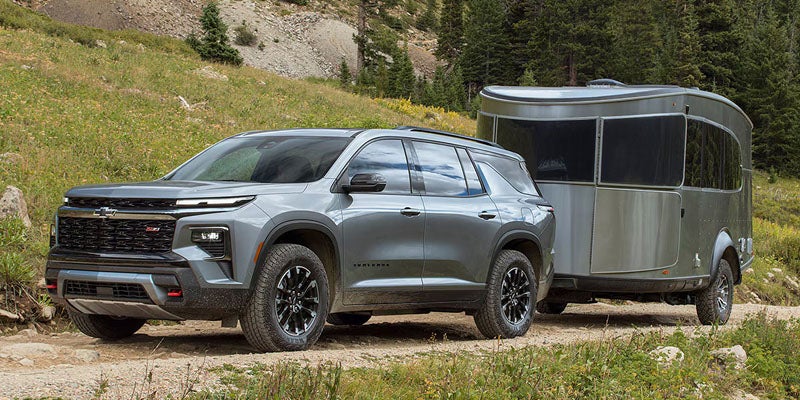 2026 Chevrolet Traverse rear three-quarter view