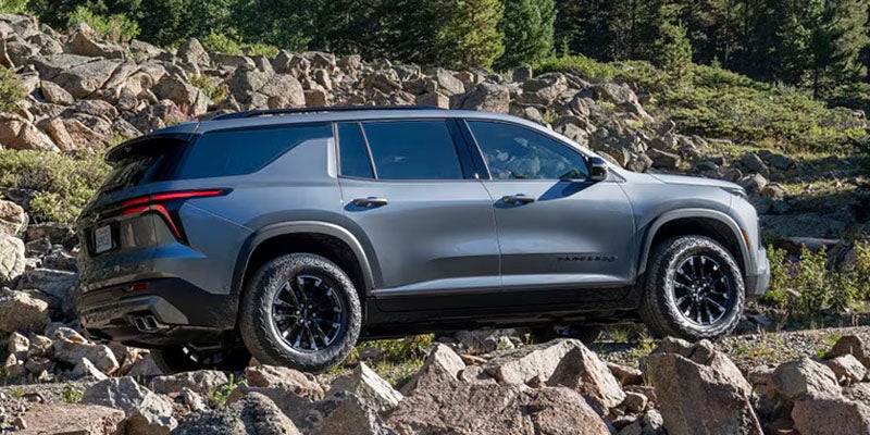 2026 Chevrolet Traverse on the road