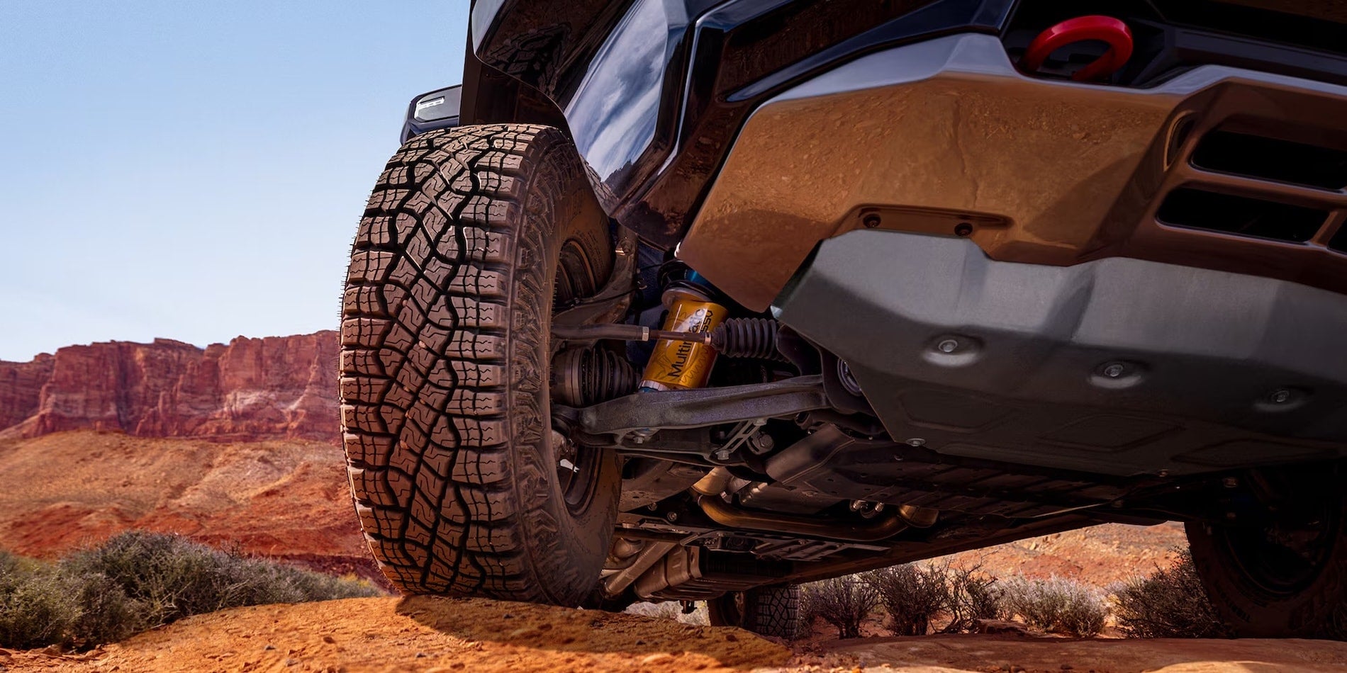 2027 Chevrolet Silverado 1500 ZR2 Multimatic DSSV off-road suspension detail
