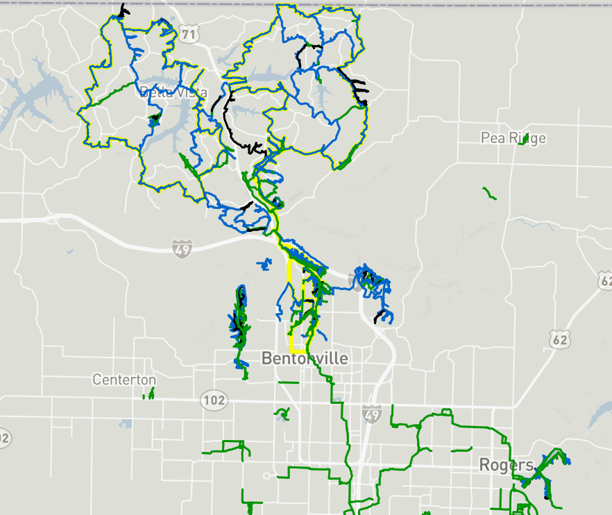 bentonville mountain bike trails